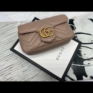 Authentic Mini Gucci GG Marmont Crossbody Bag